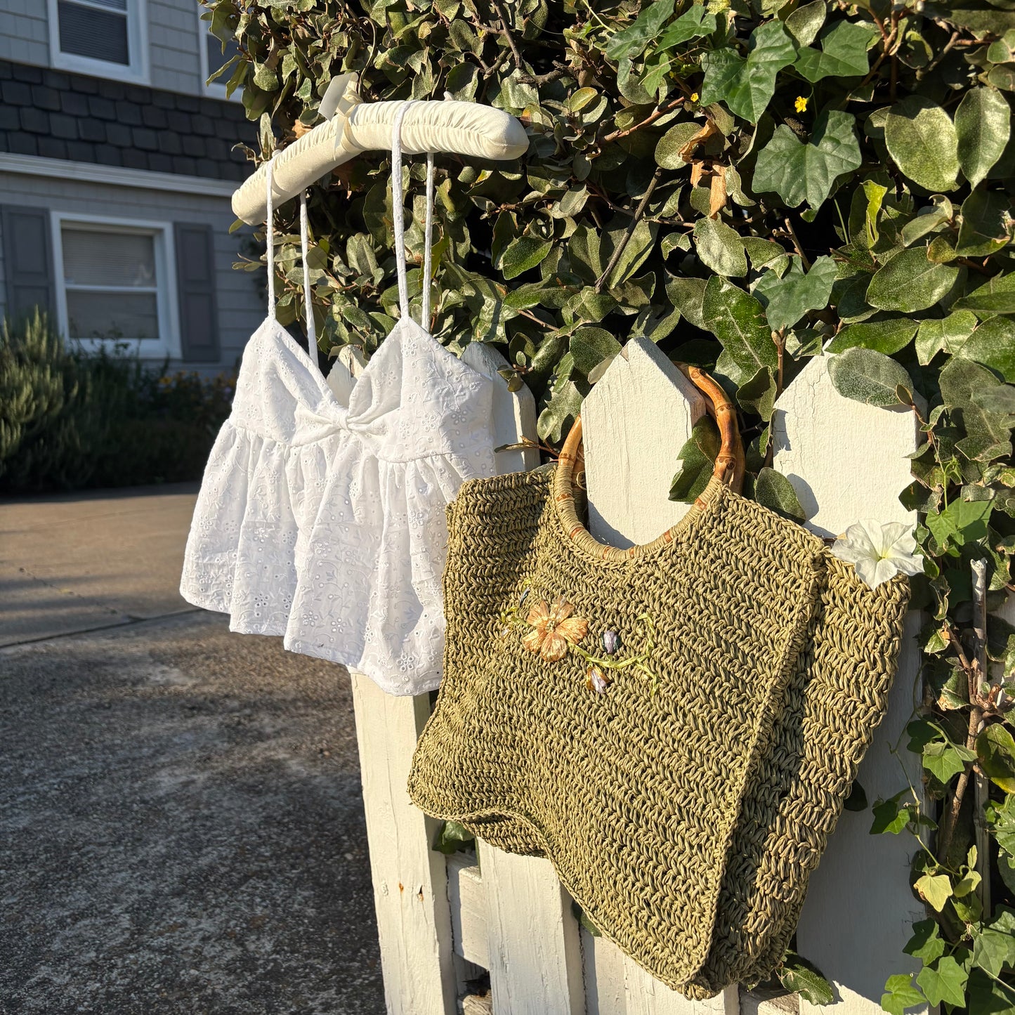 Paloma Top | white eyelet