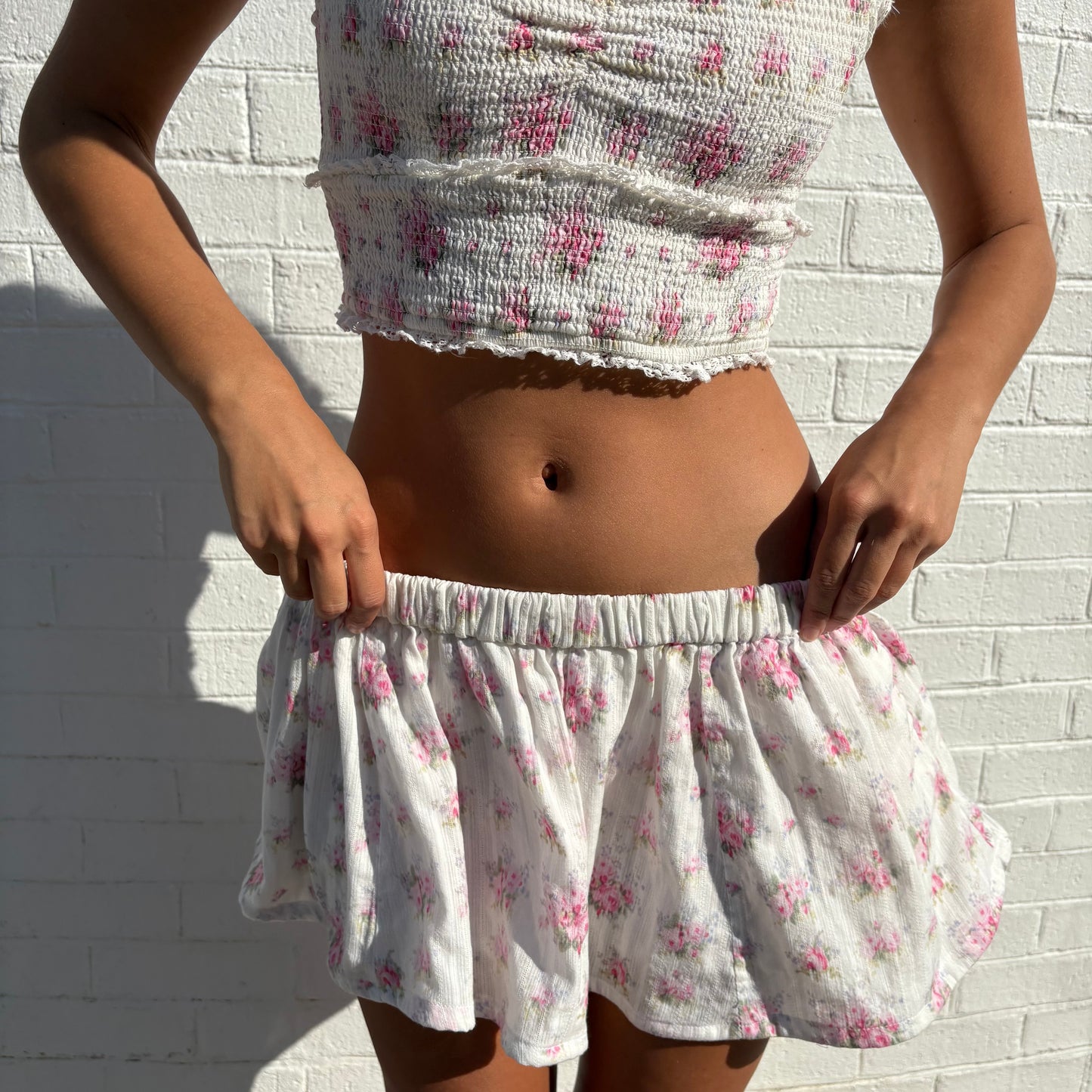 Love Shack Fancy x Flora Rosa | pink floral set 1/1