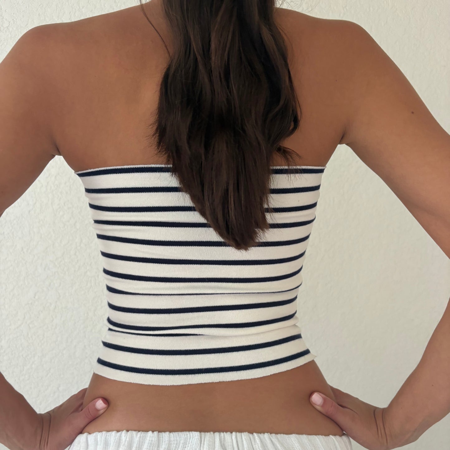 Striped tube top