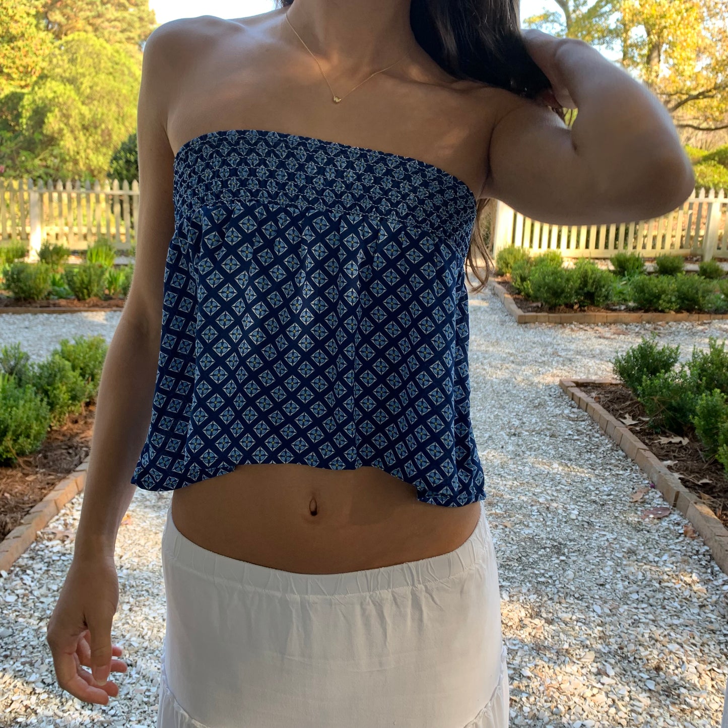 Mazy Top | Capri Blue