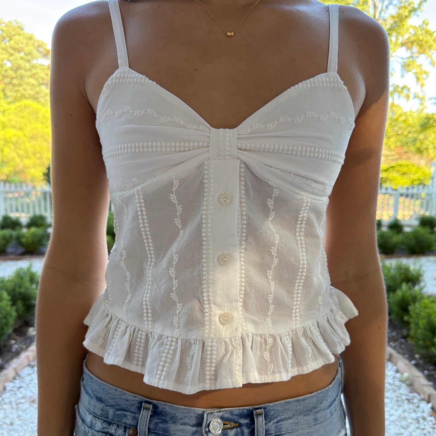 Georgia Top | white