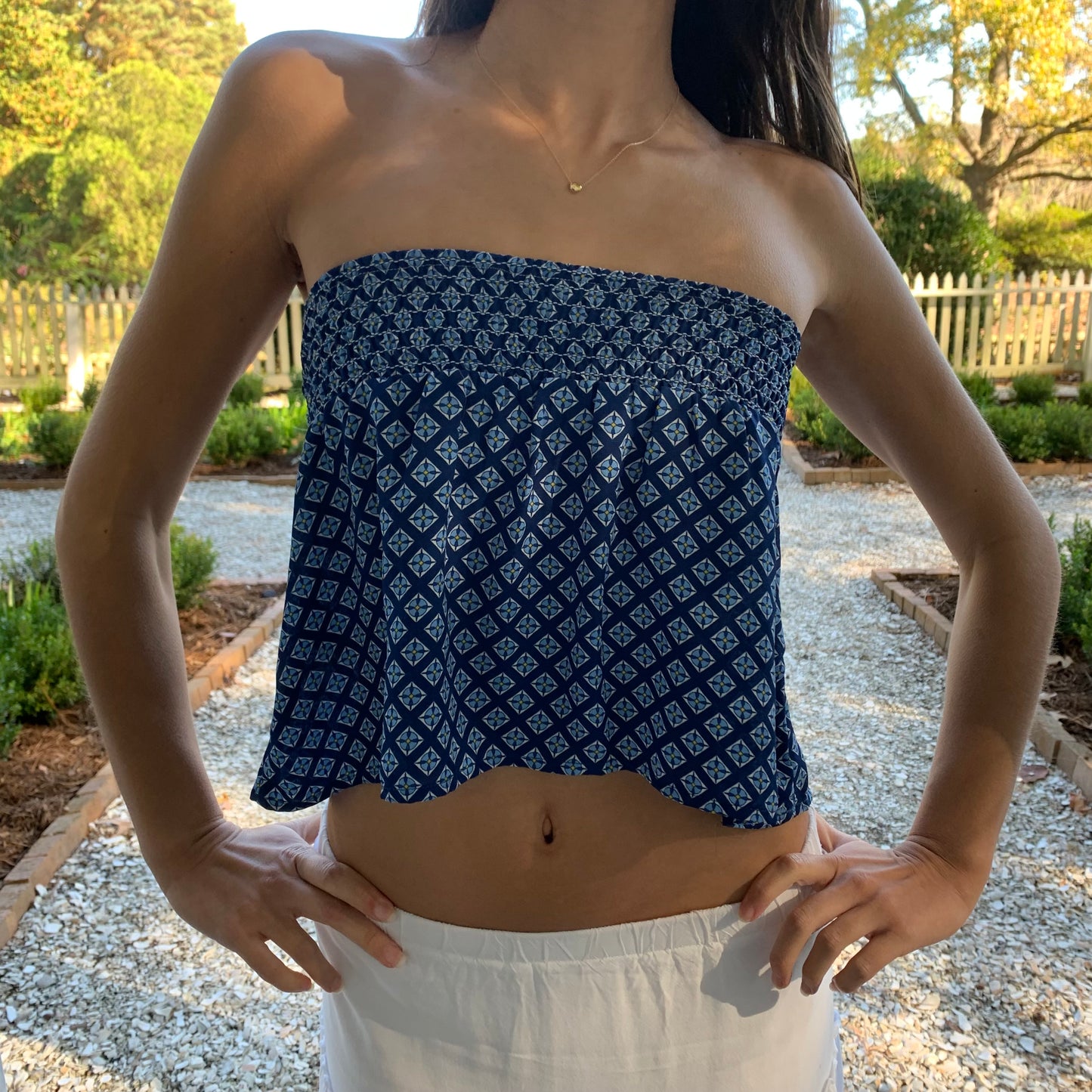 Mazy Top | Capri Blue