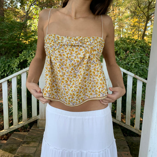 Callie Top | yellow