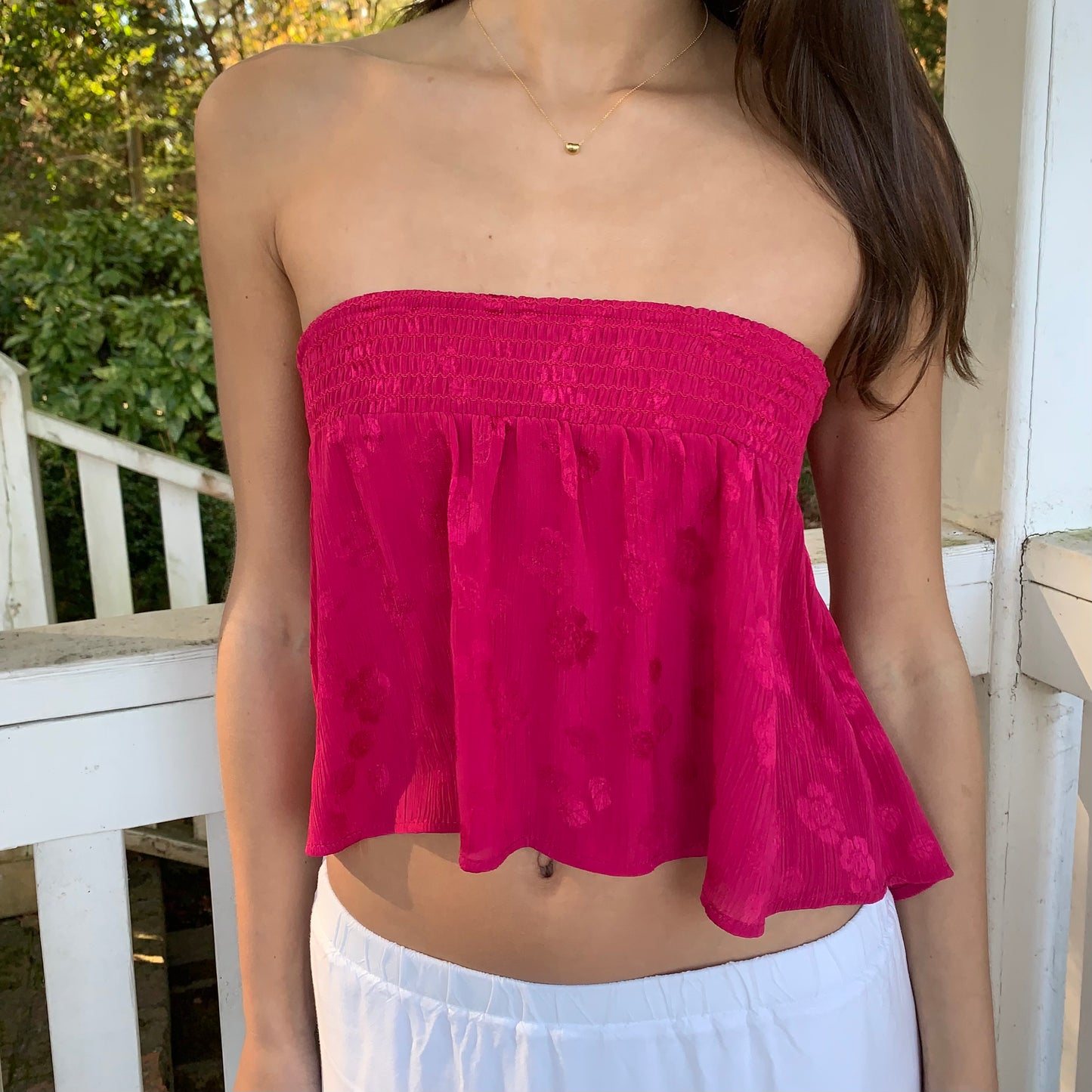 Mazy Top | HOT PINK!