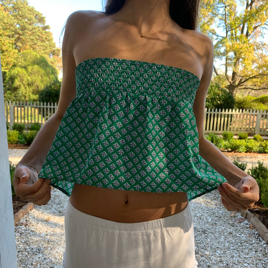 Mazy Top | Capri Green