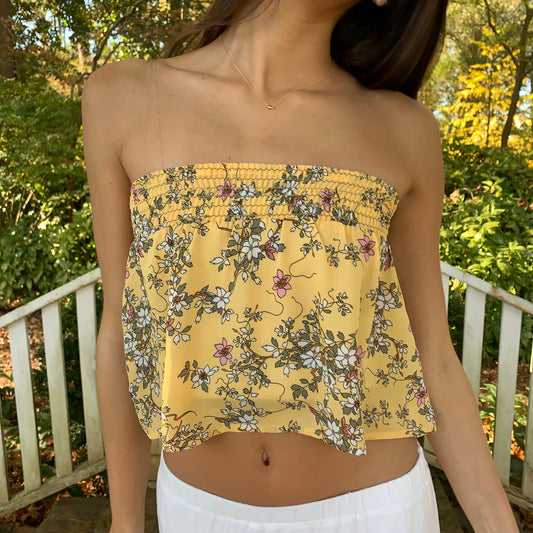 Mazy Top | Tropical yellow 1/1