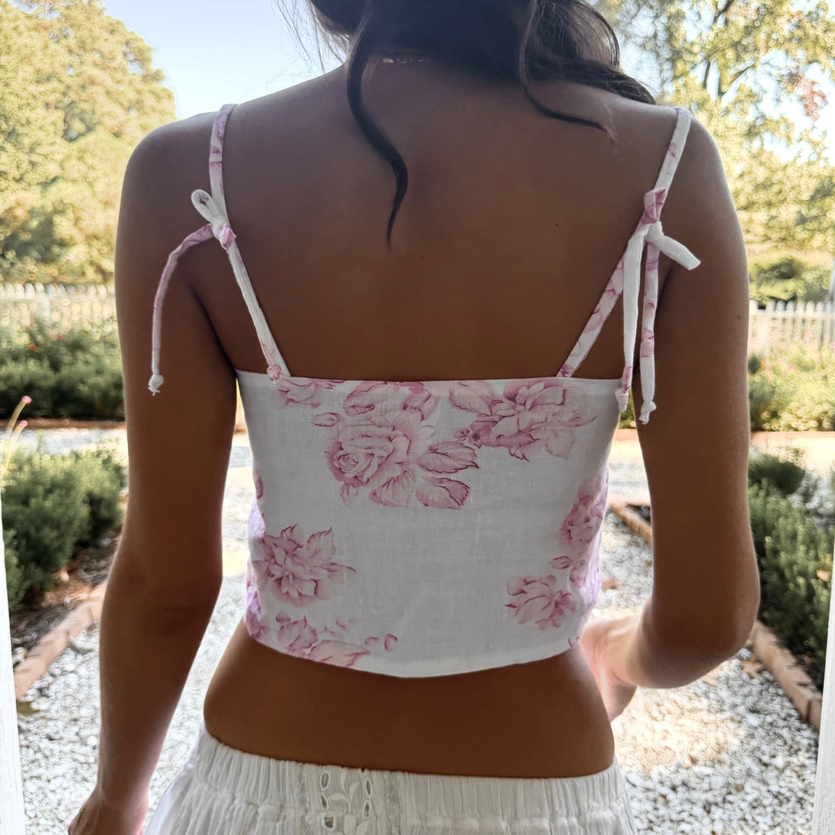Rose linen Top 1/1