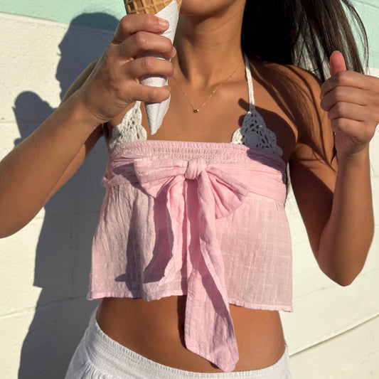 Mazy Top | Pink