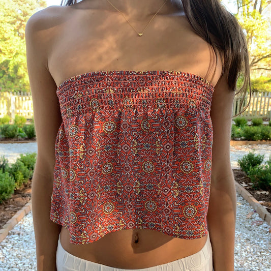 Mazy Top | Croatia coral