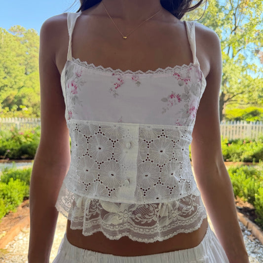 Floral patchwork top 1/1
