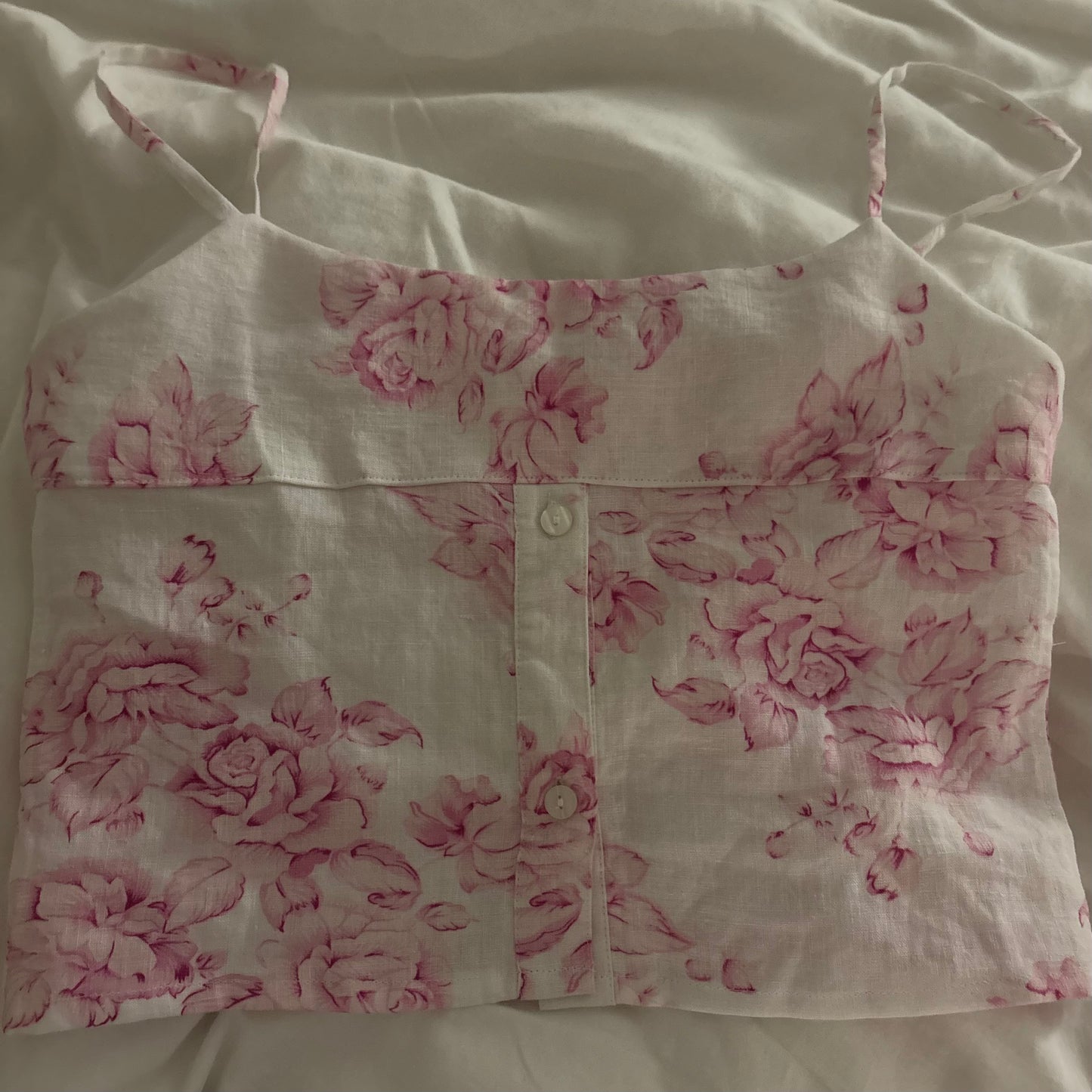 Rose linen top 1/1
